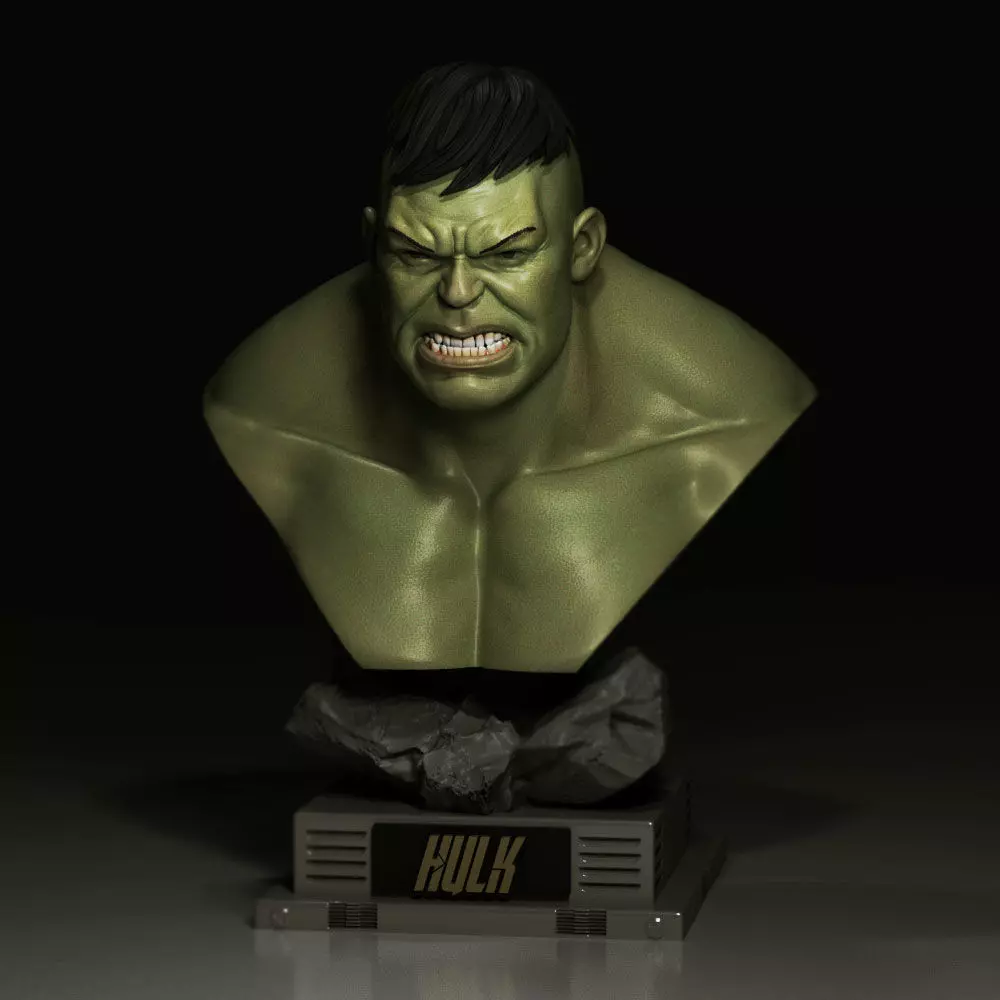 HULK BUST 3D print model