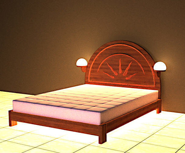 Sun Bed 3D model