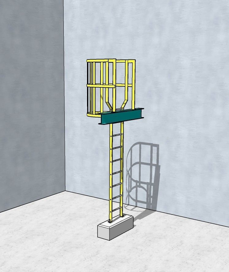 Structural Catladder 3D model_7