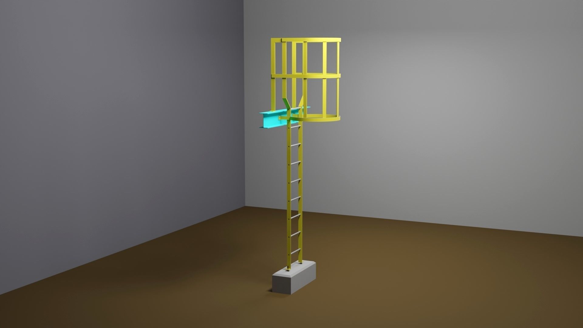 Structural Catladder 3D model_1