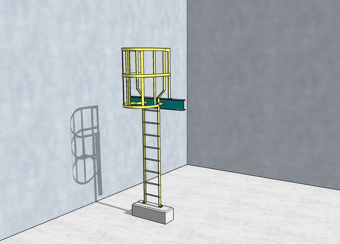 Structural Catladder 3D model_5
