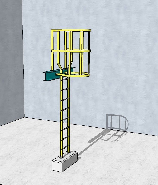 Structural Catladder 3D model_8