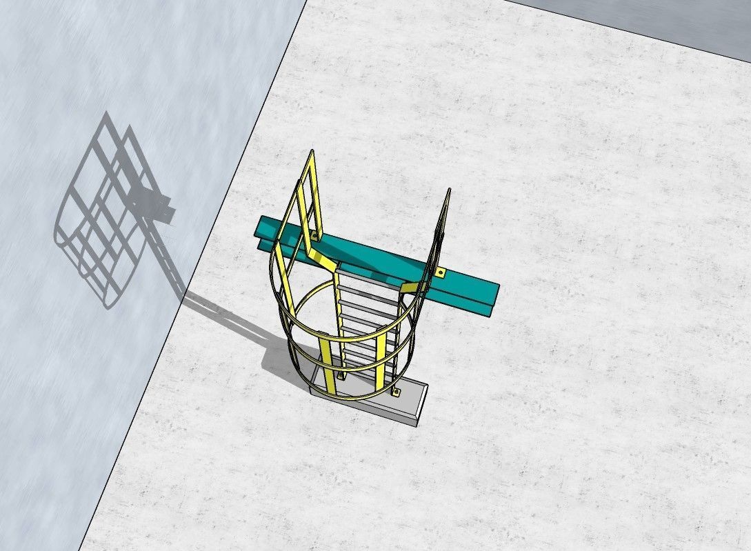 Structural Catladder 3D model_6
