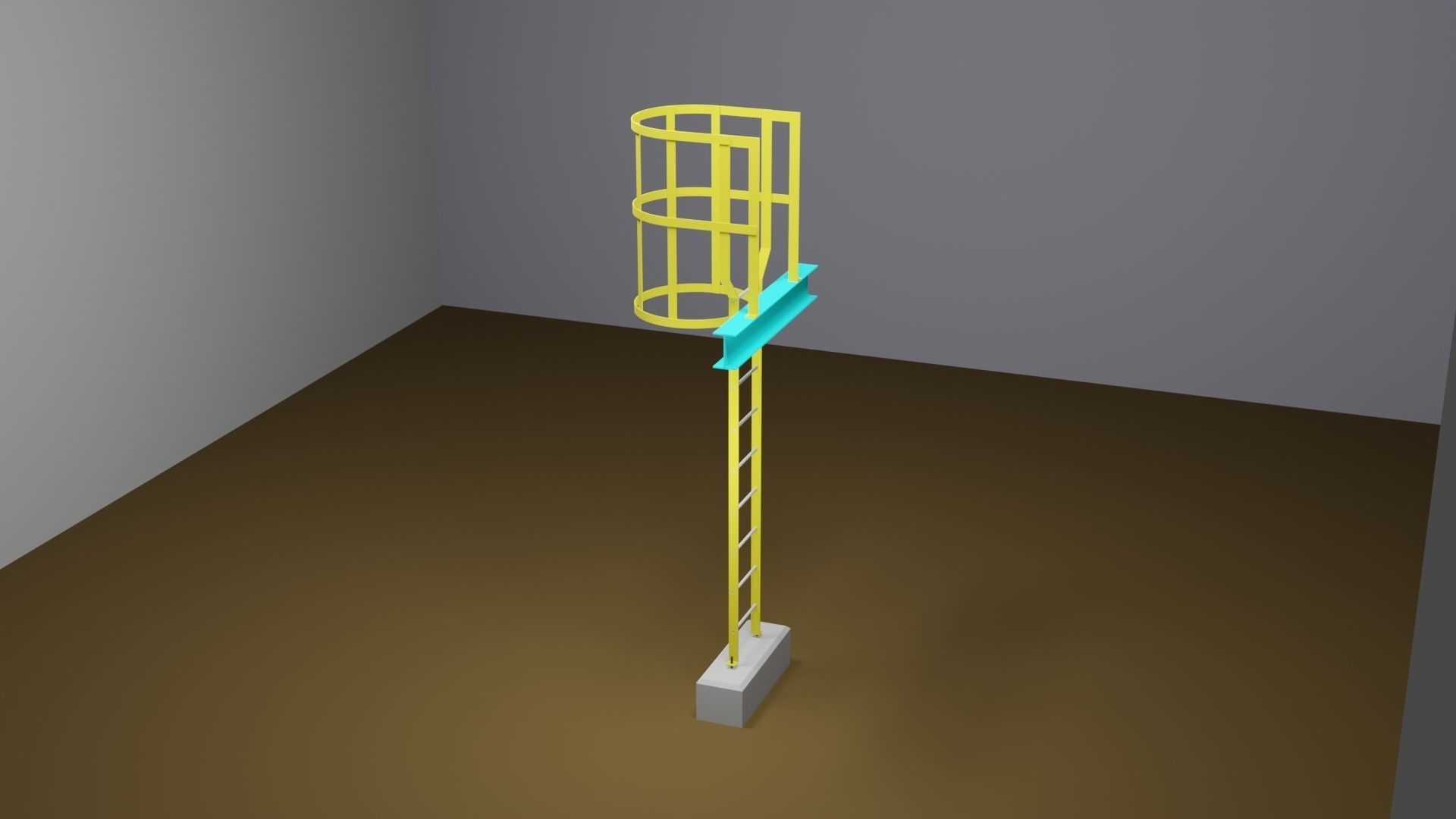 Structural Catladder 3D model_2