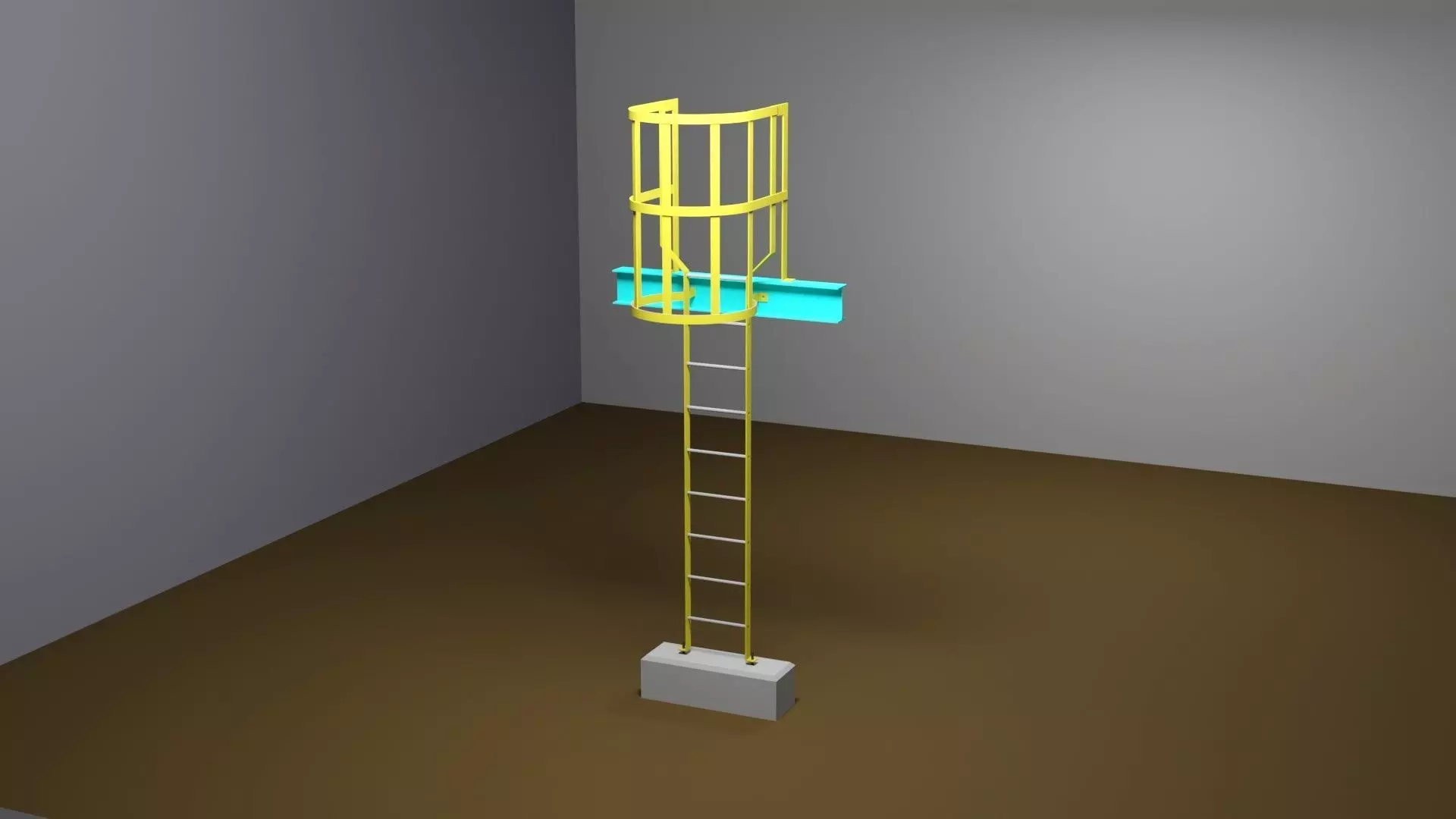 Structural Catladder 3D model_0