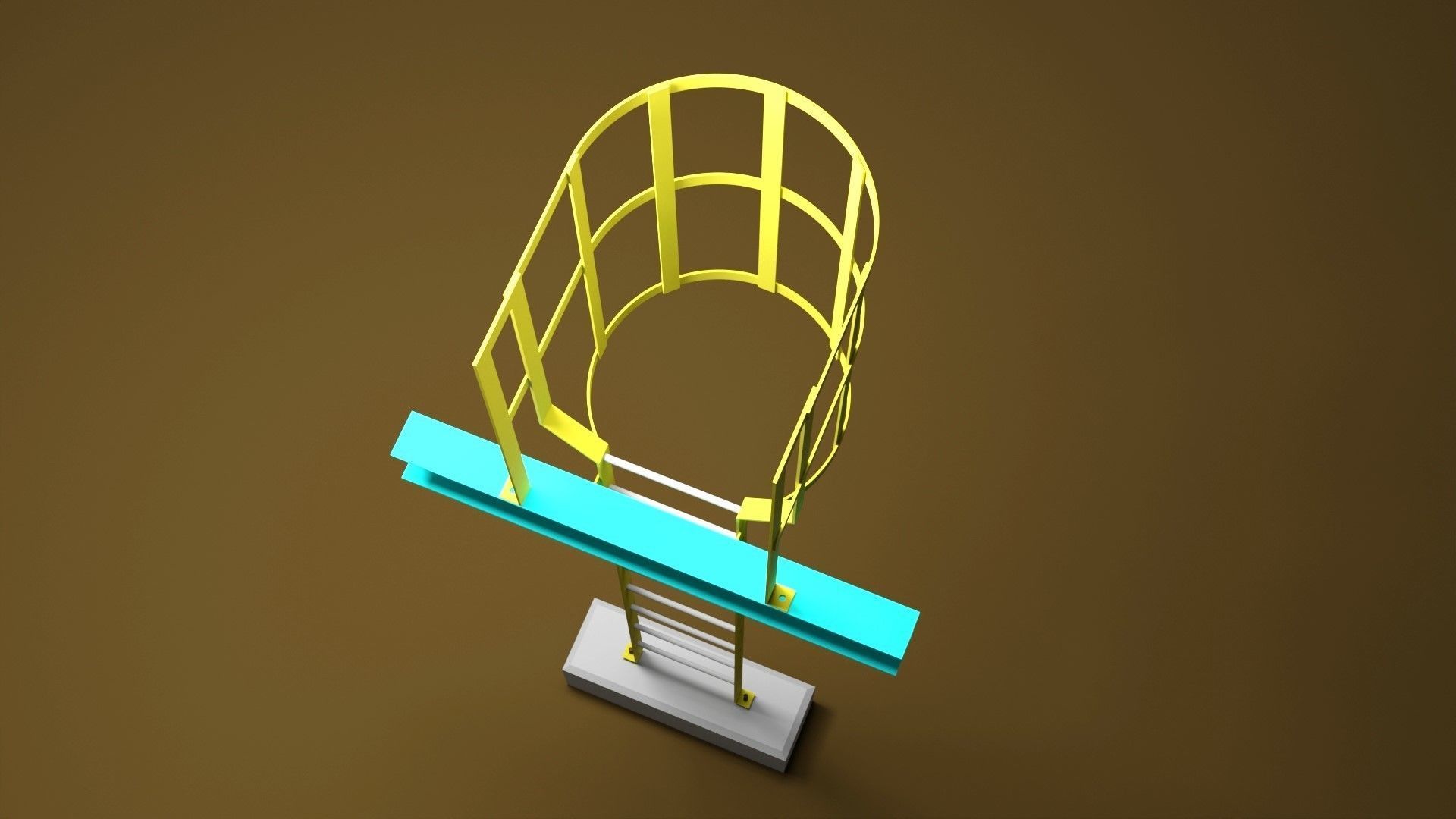 Structural Catladder 3D model_3