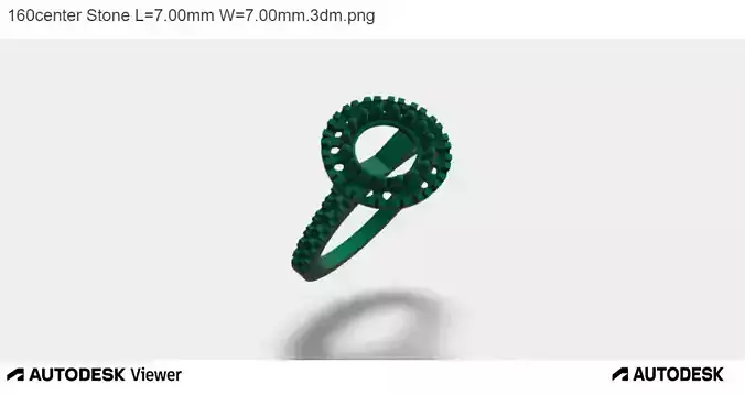 Woman Ring with Round Centre Stone