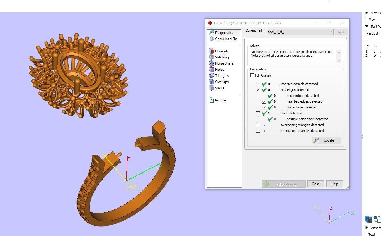 Woman Ring 47 3D print model_6