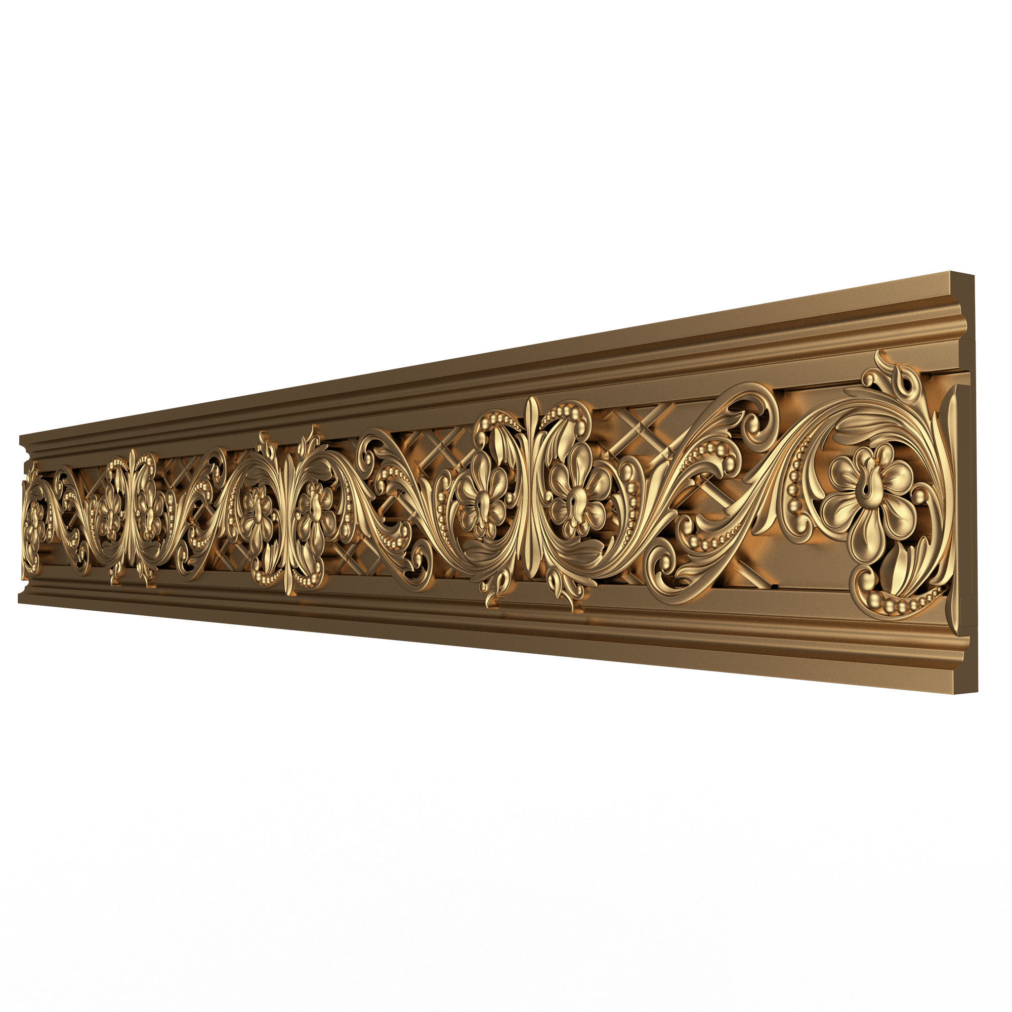 Ornament Element Molding 029 Low-poly 3D model_4