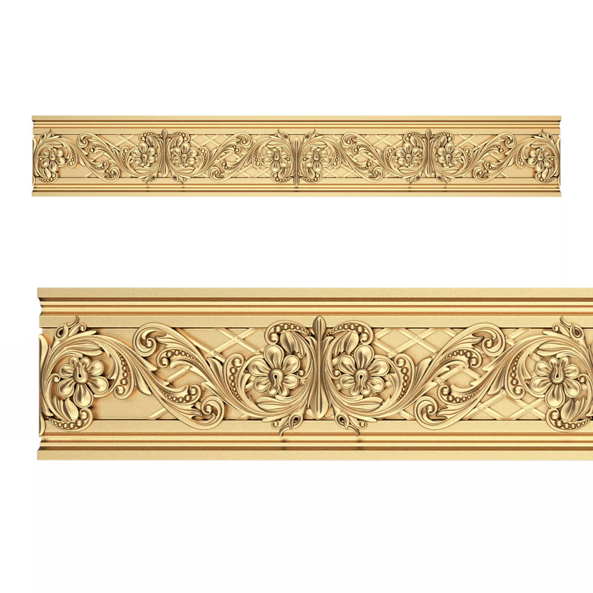 Ornament Element Molding 029 Low-poly 3D model_0