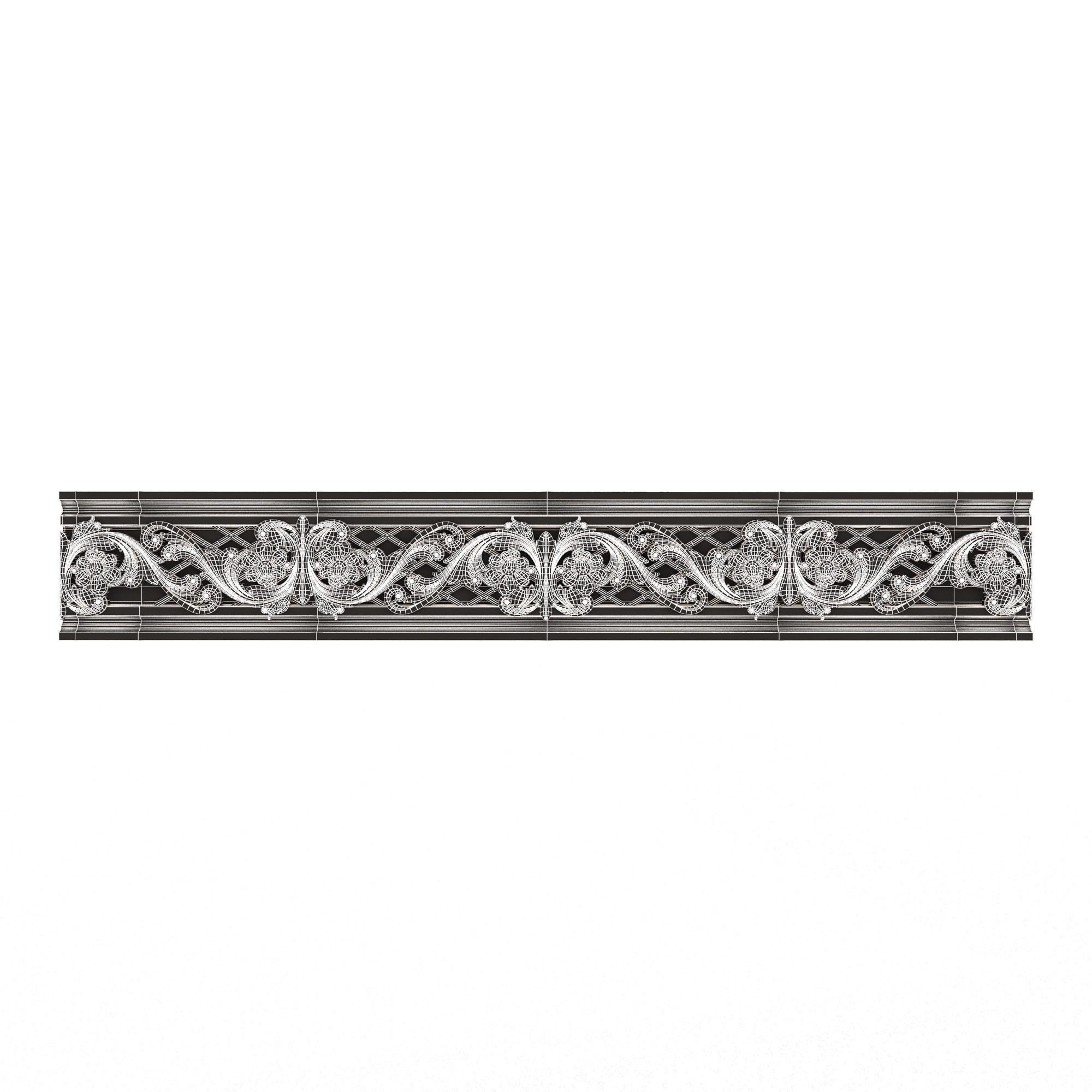 Ornament Element Molding 029 Low-poly 3D model_11