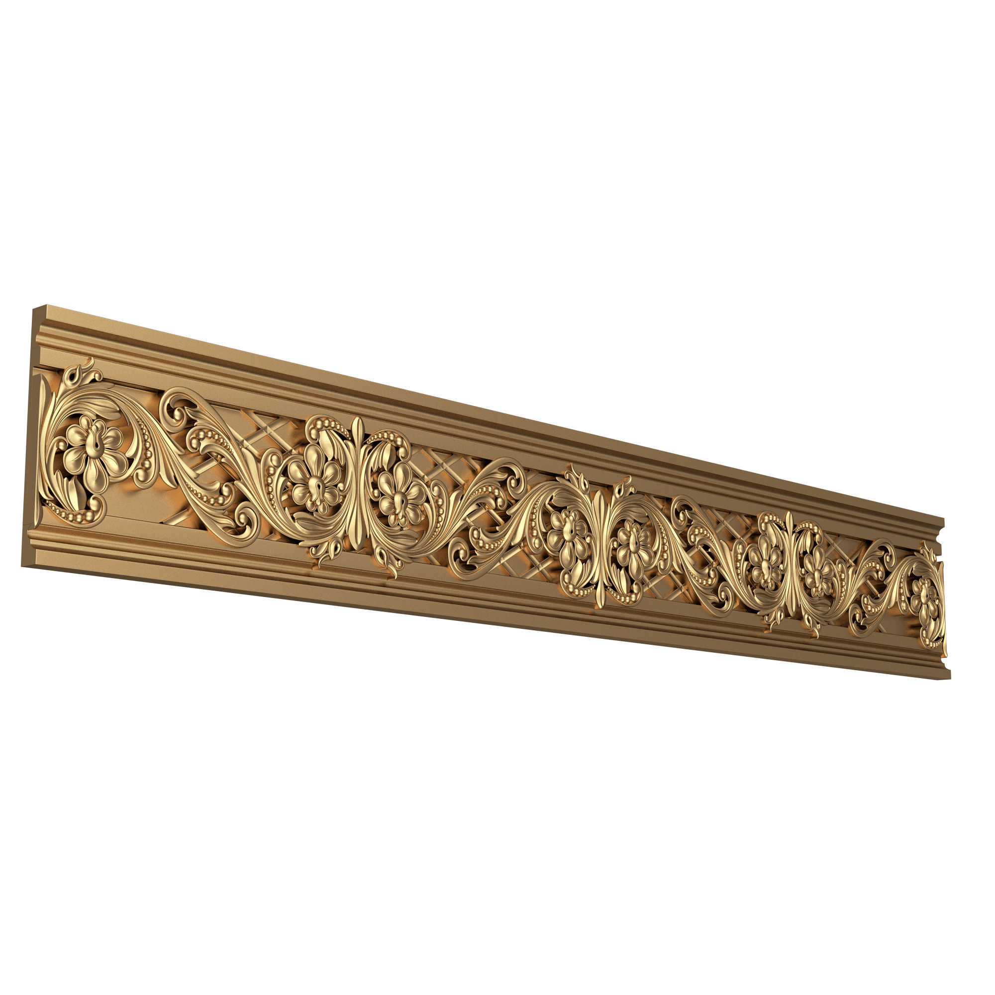 Ornament Element Molding 029 Low-poly 3D model_3