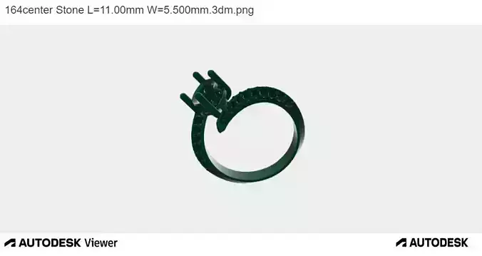 Woman Ring with Marquise Cut Centre Stone