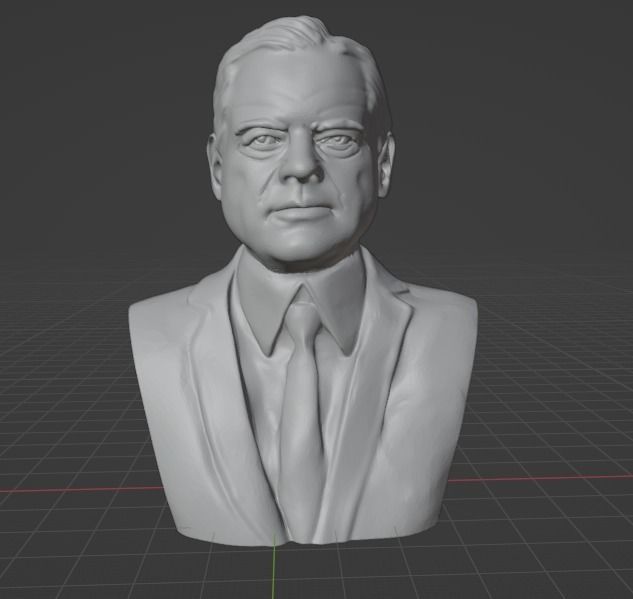 Herbert Hoover 3D print model_2