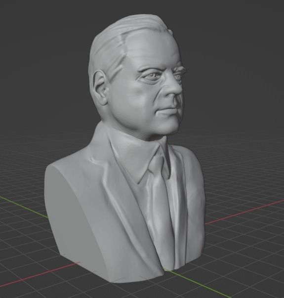 Herbert Hoover 3D print model_14