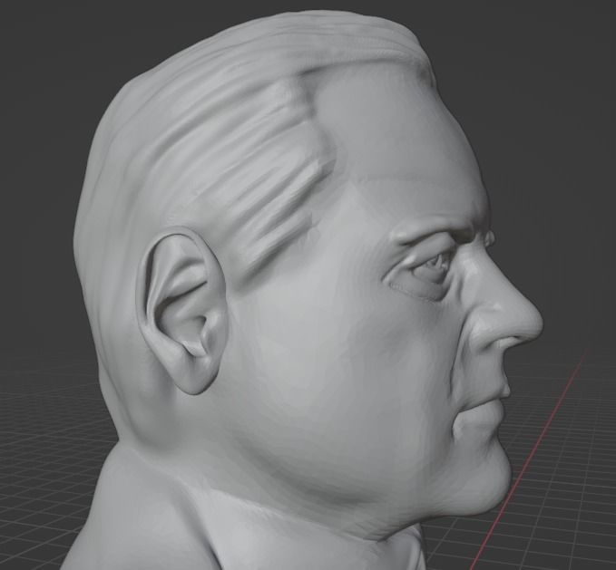Herbert Hoover 3D print model_25