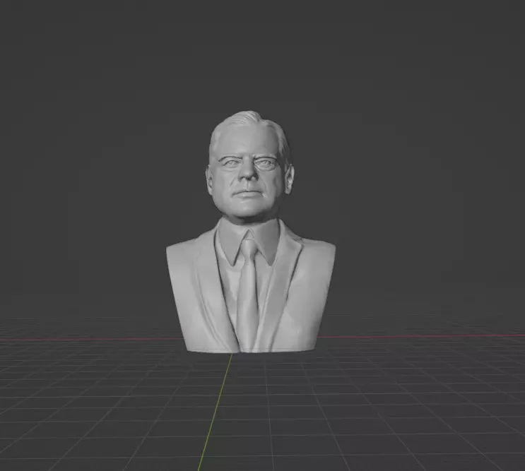 Herbert Hoover 3D print model_0