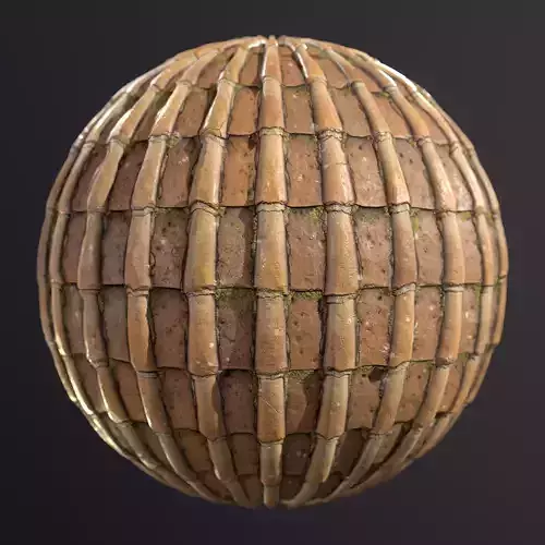 Seamless PBR Roof Tiles Free  Texture