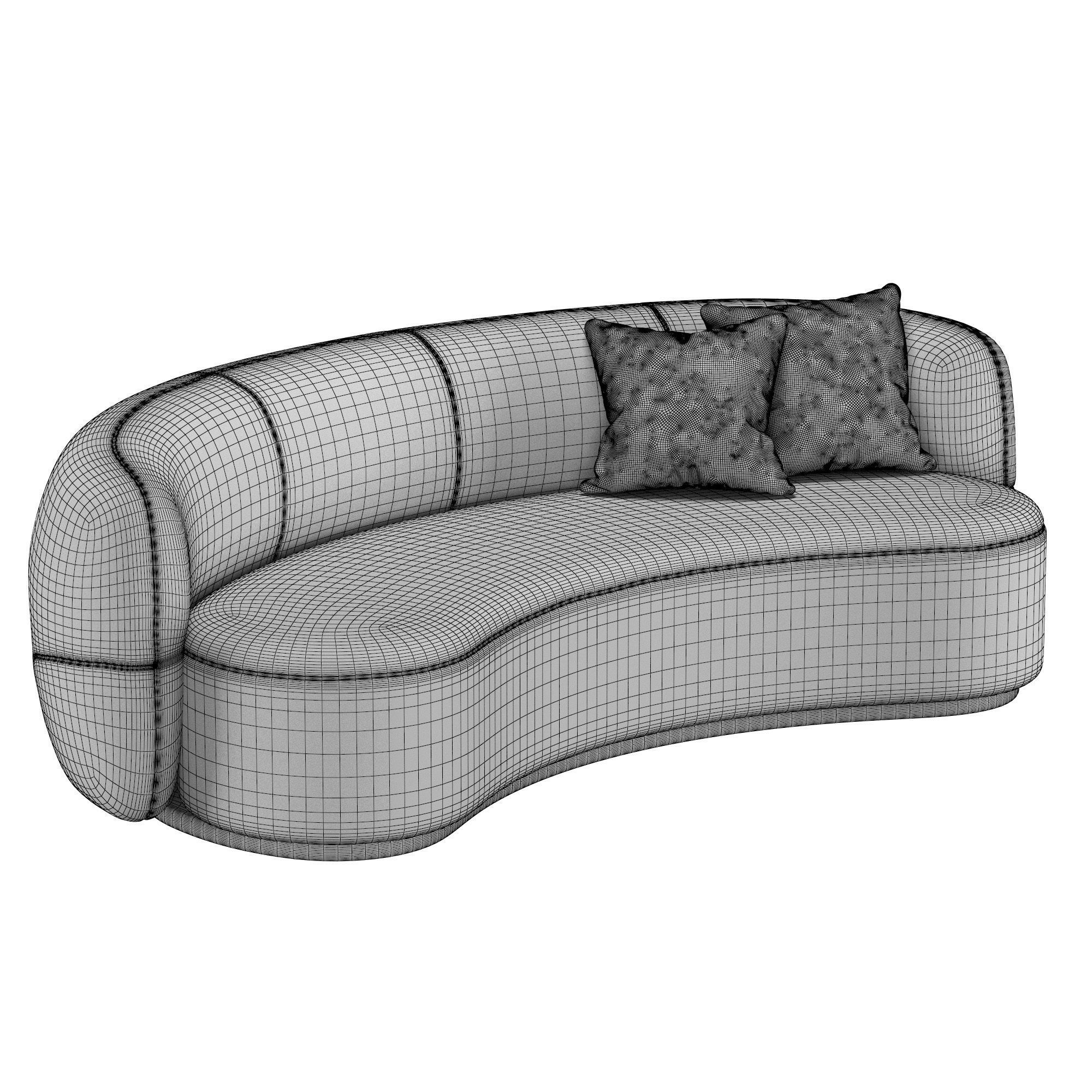 The Eclipse Sofa 3D model_6