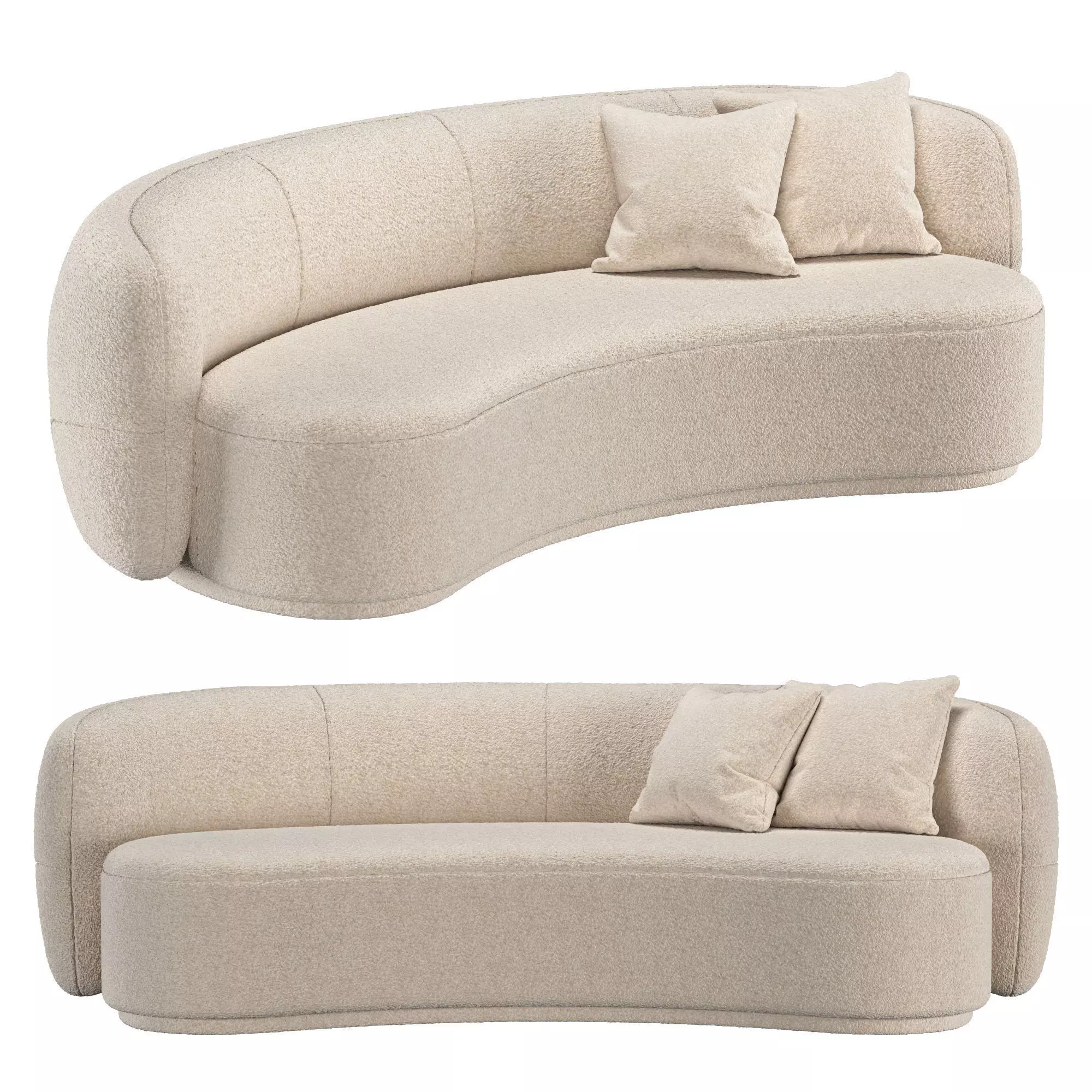 The Eclipse Sofa 3D model_0