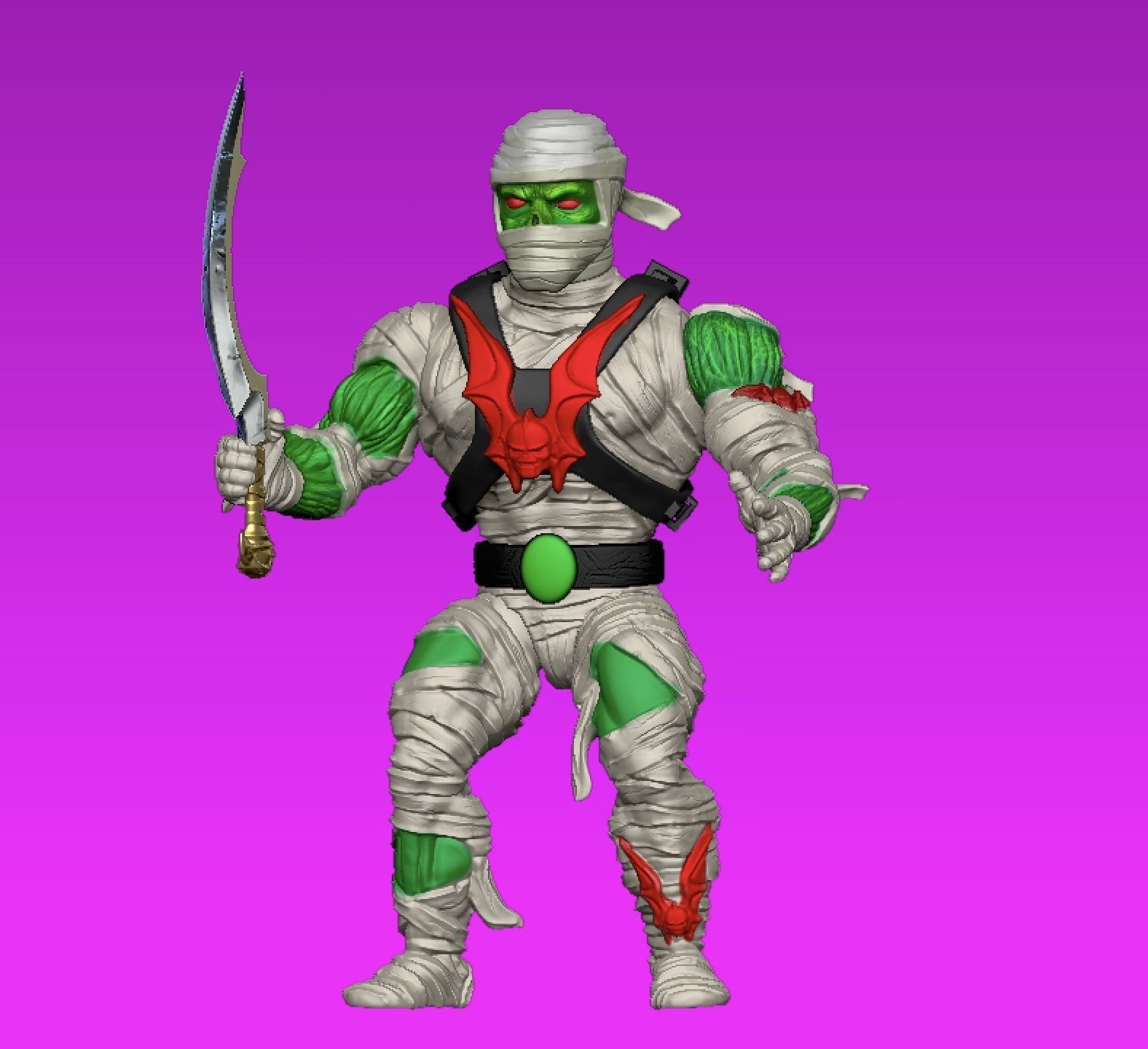 WRAP TRAP MOTU VINTAGE 3D print model_7