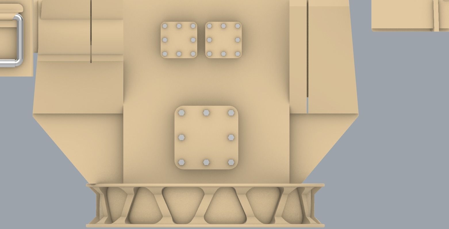 RCWS Eagle 2  Low-poly 3D model_43