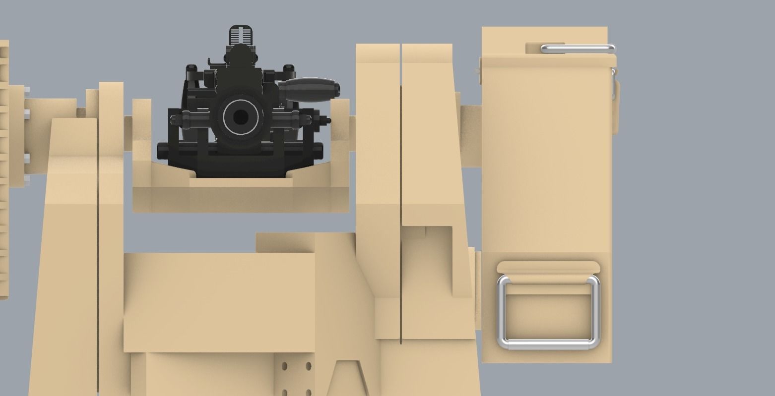 RCWS Eagle 2  Low-poly 3D model_38