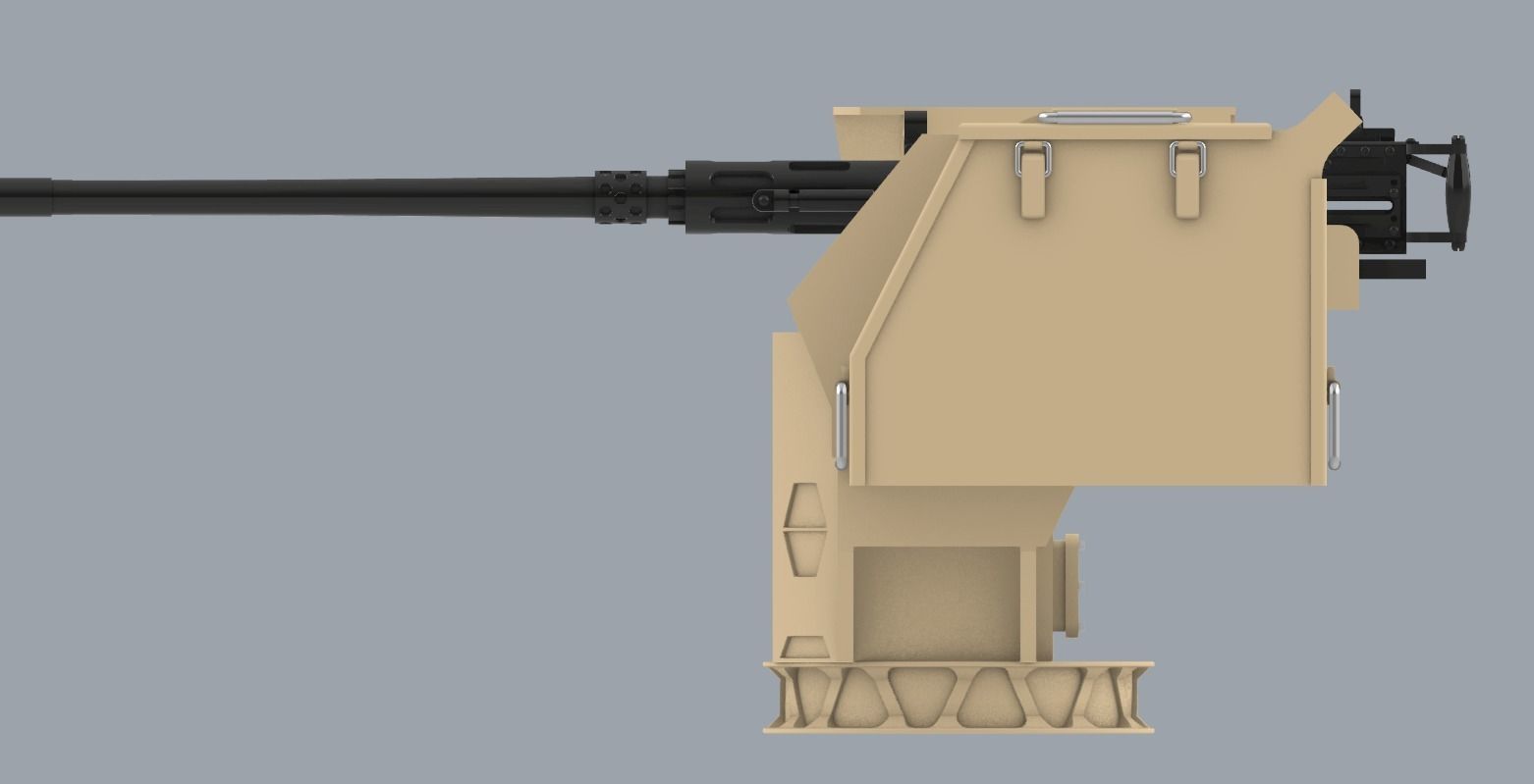 RCWS Eagle 2  Low-poly 3D model_28