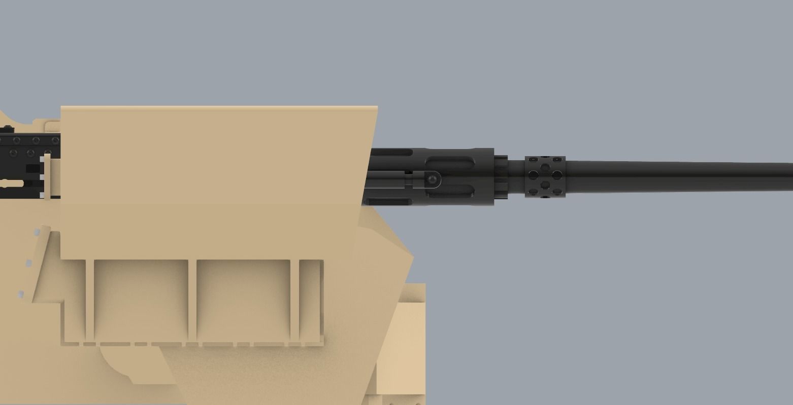 RCWS Eagle 2  Low-poly 3D model_34