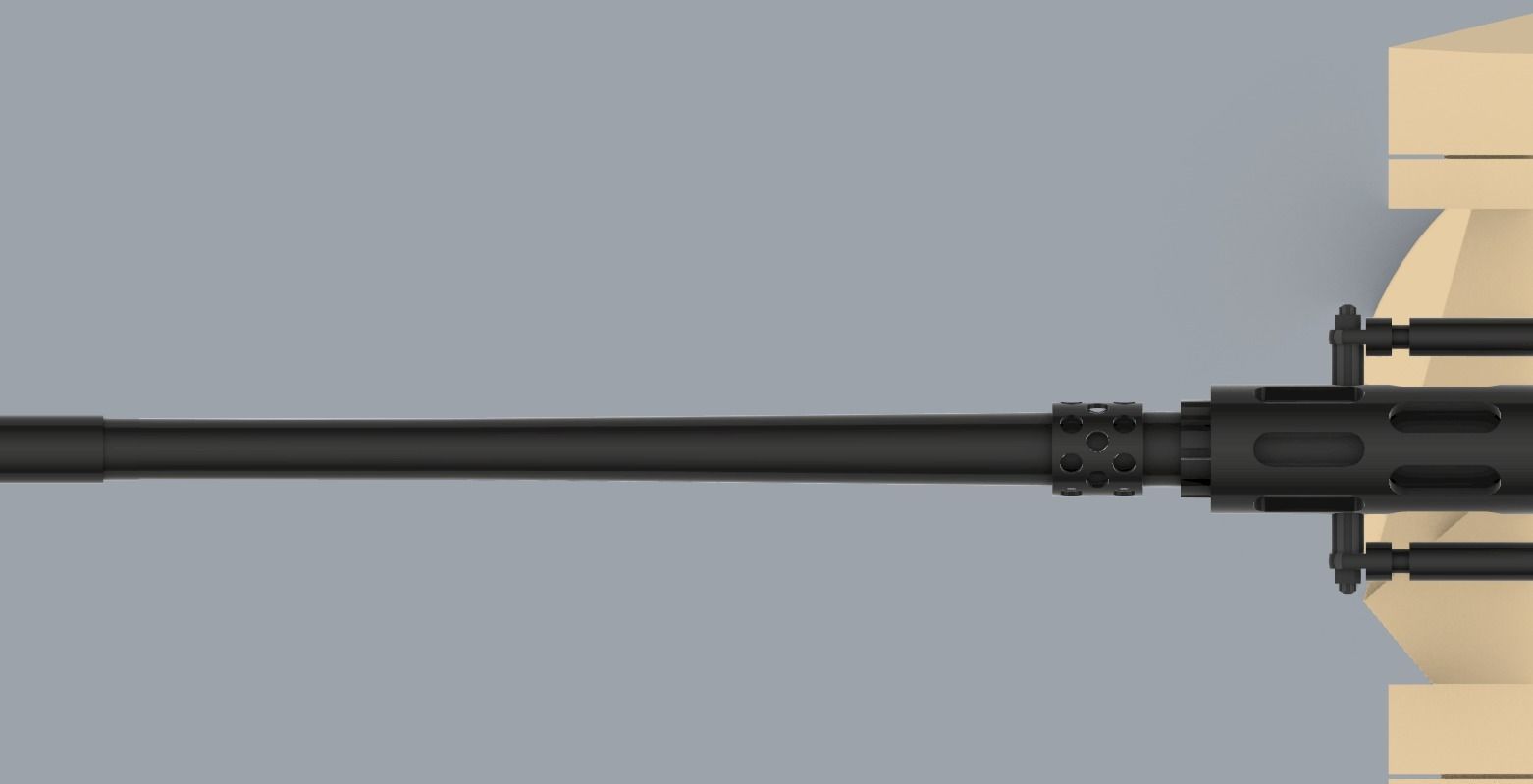 RCWS Eagle 2  Low-poly 3D model_27