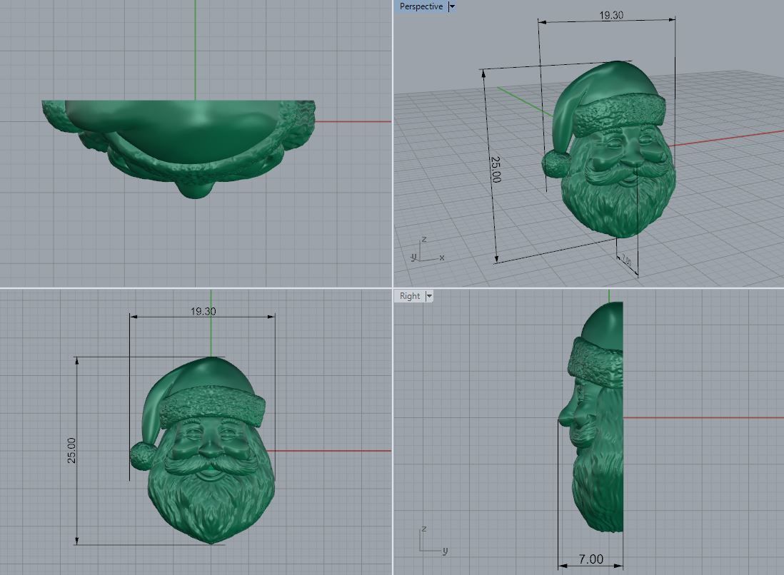 Santa Claus 3D print model_6