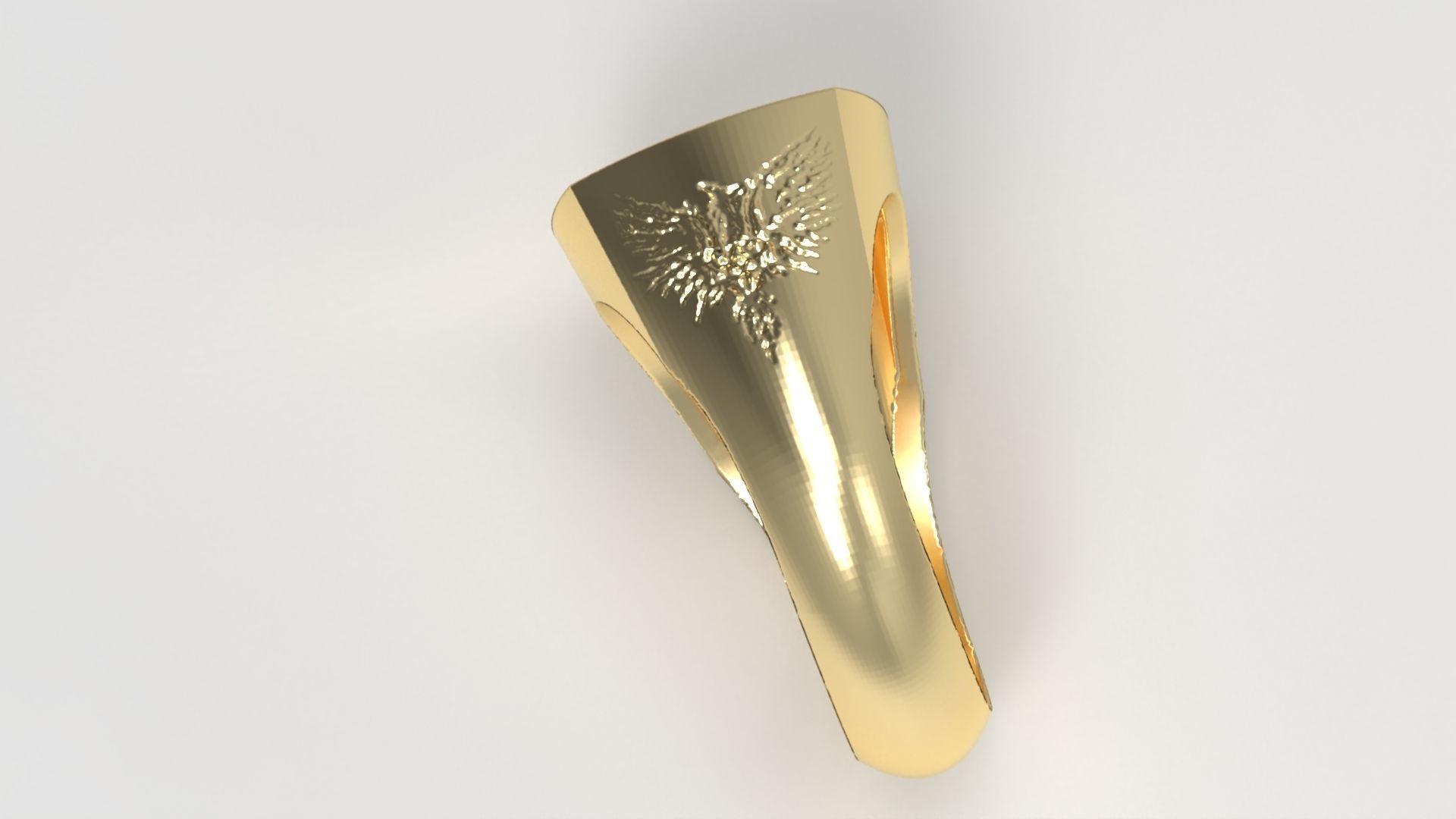 Ukrainian Ring 3D print model_11
