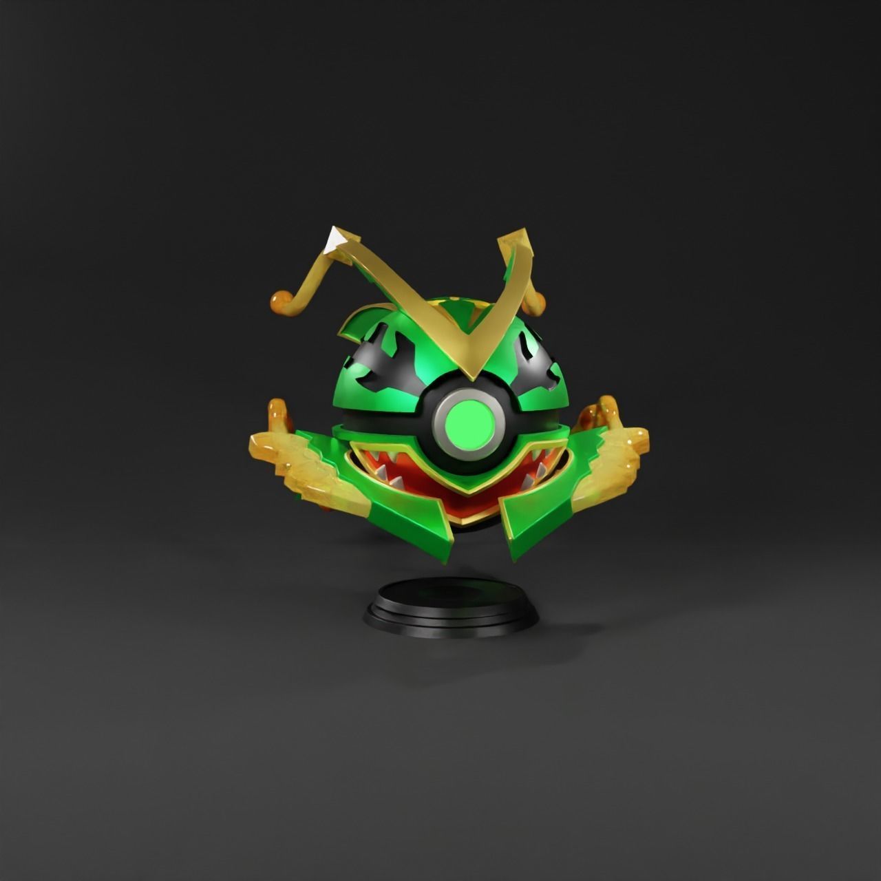 Mega Rayquaza - Ready for 3D Printing 3D print model_9