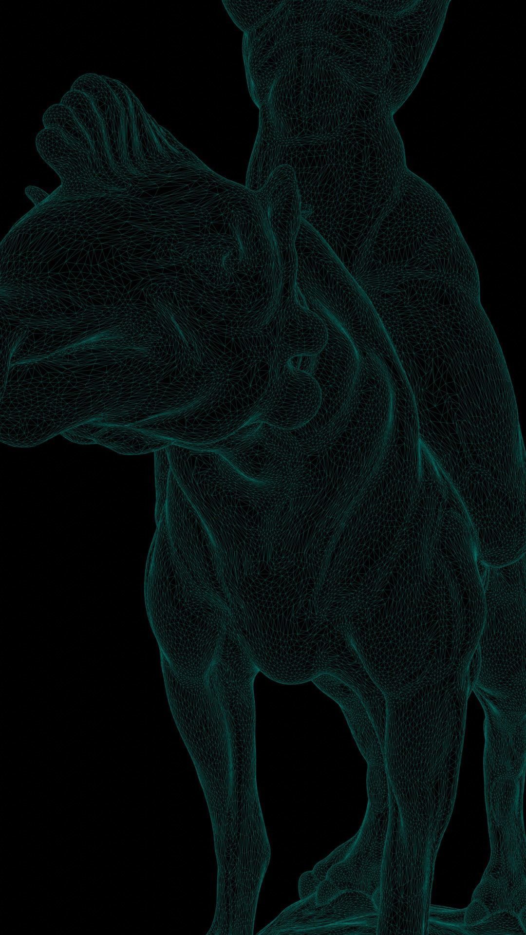 Maria Lionza 3D print model_7