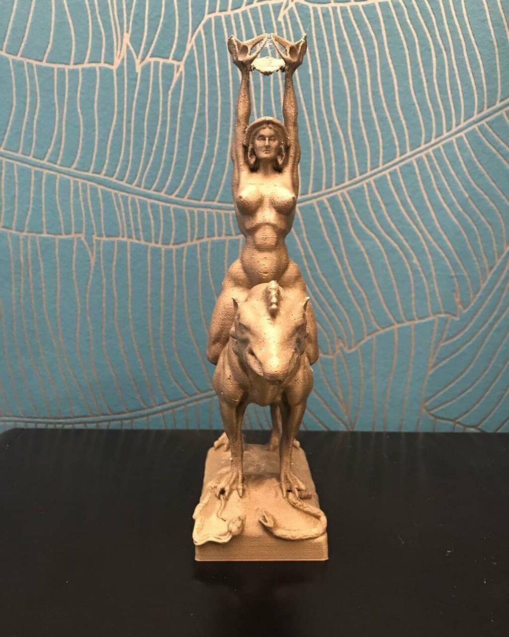 Maria Lionza 3D print model_11