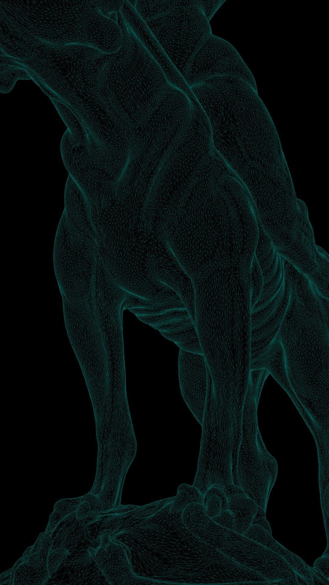 Maria Lionza 3D print model_8