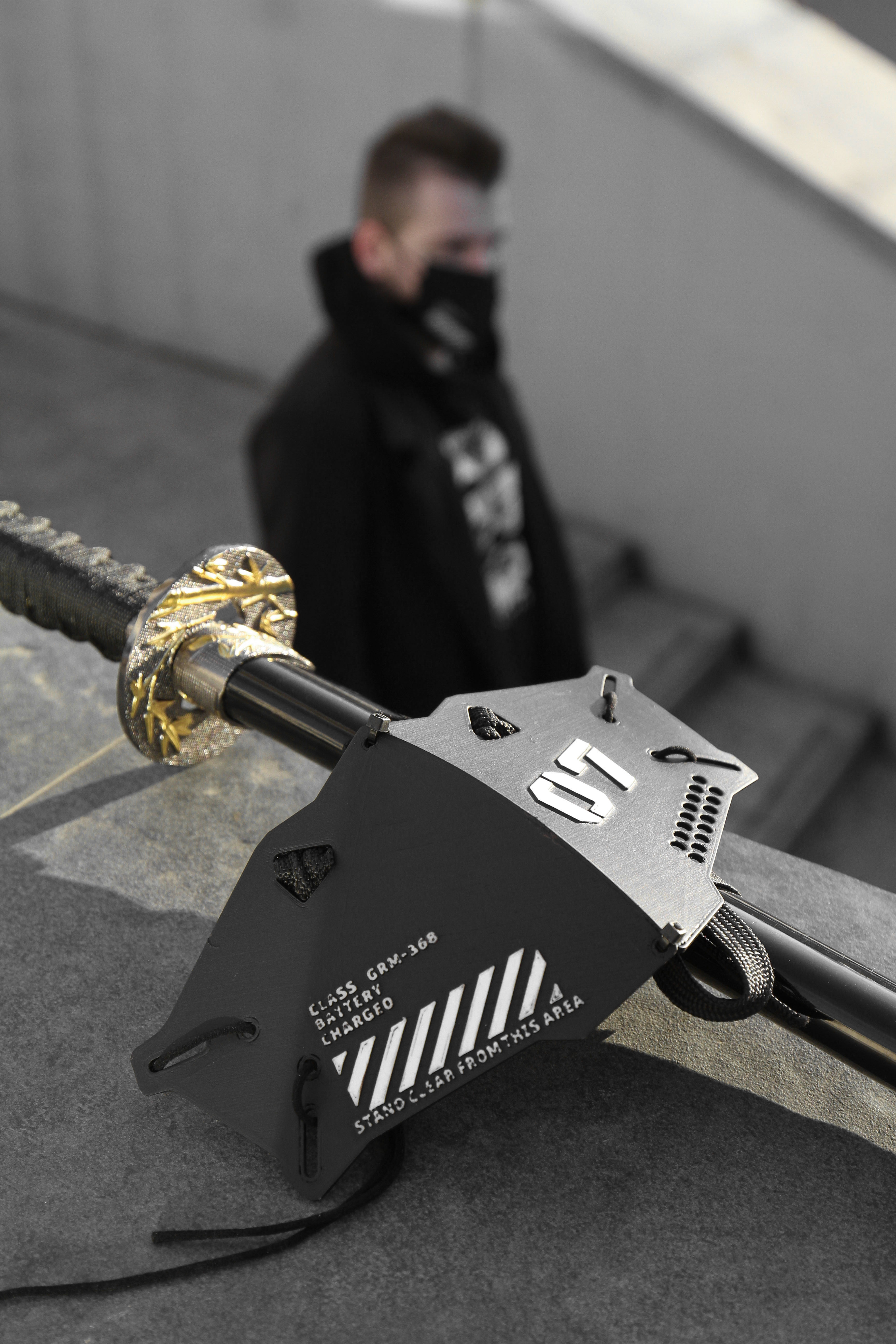 Techwear Cyberpunk Mask Puck 3D Model STL 3D print model_1