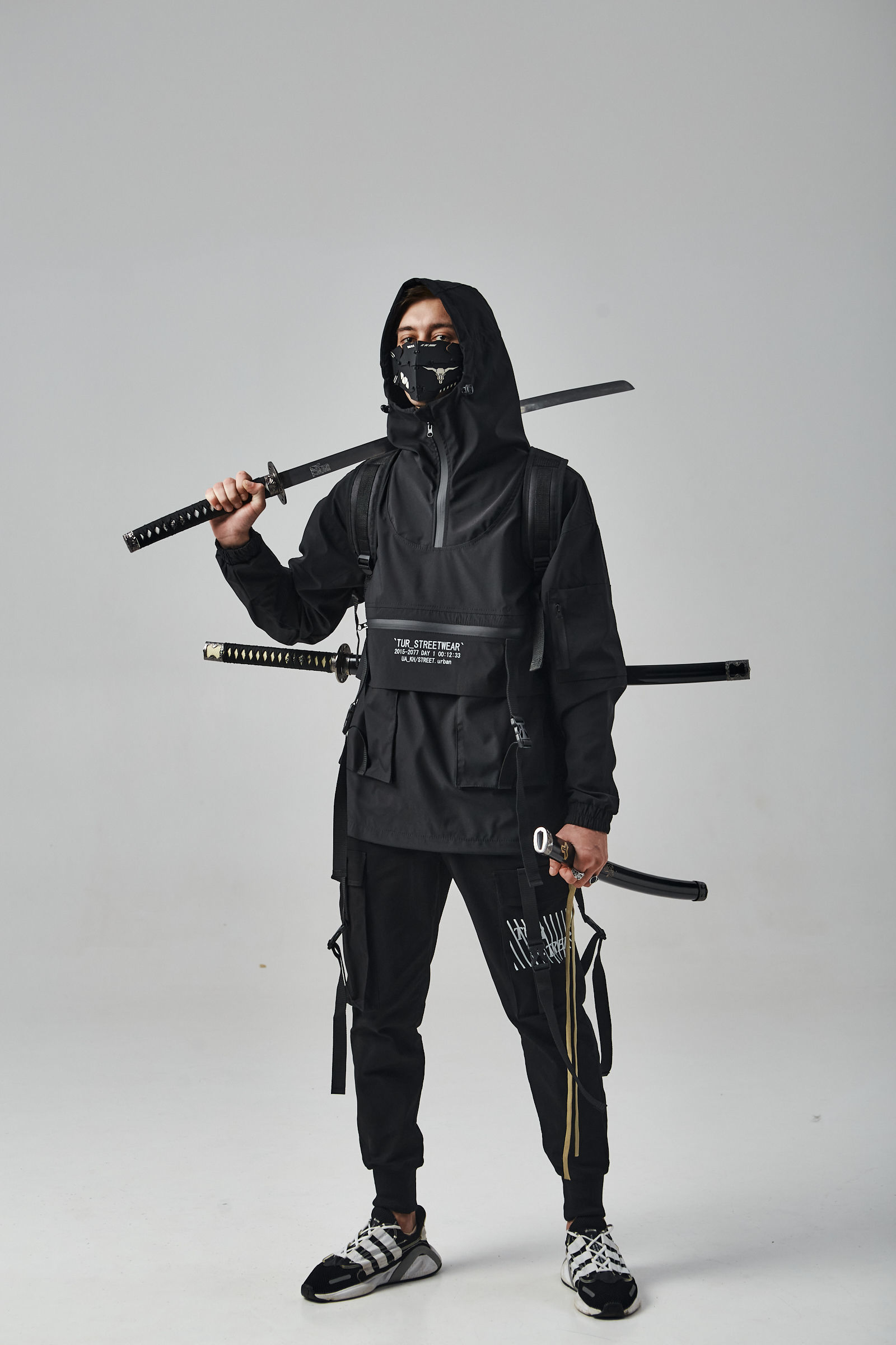 Techwear Cyberpunk Mask Puck 3D Model STL 3D print model_2