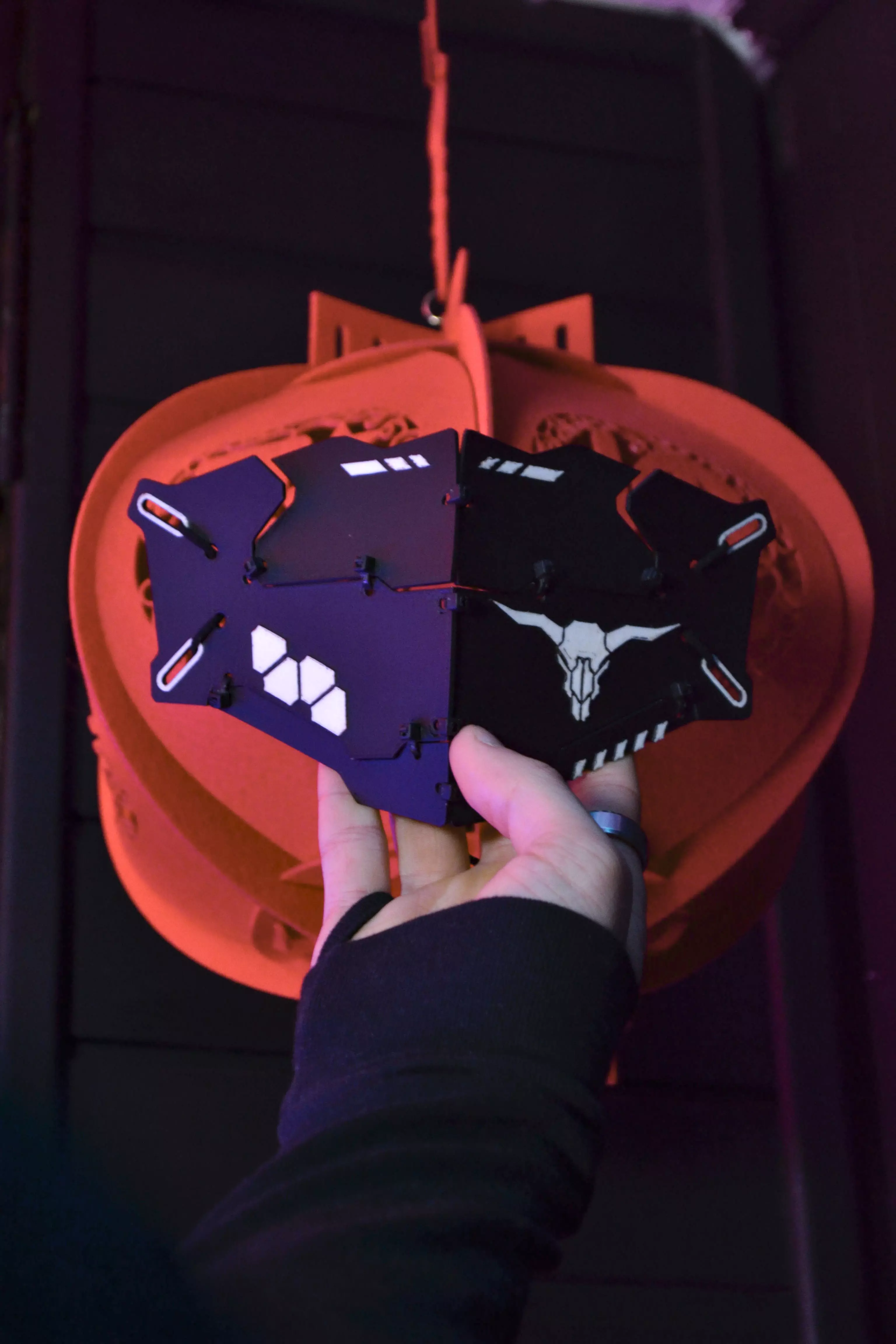 Techwear Cyberpunk Mask Puck 3D Model STL 3D print model_0