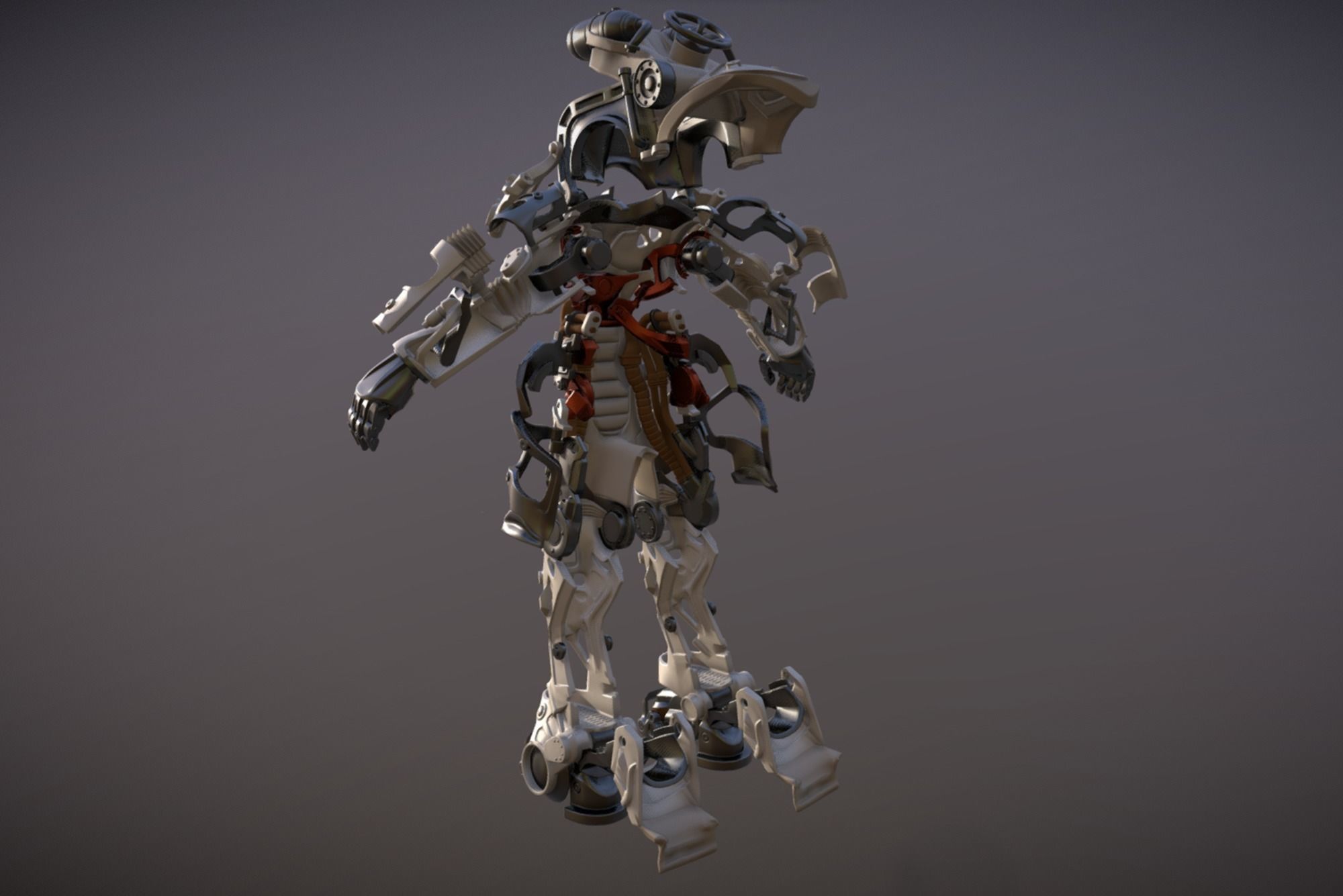 Fallout Power Armor Frame 3D print model_4