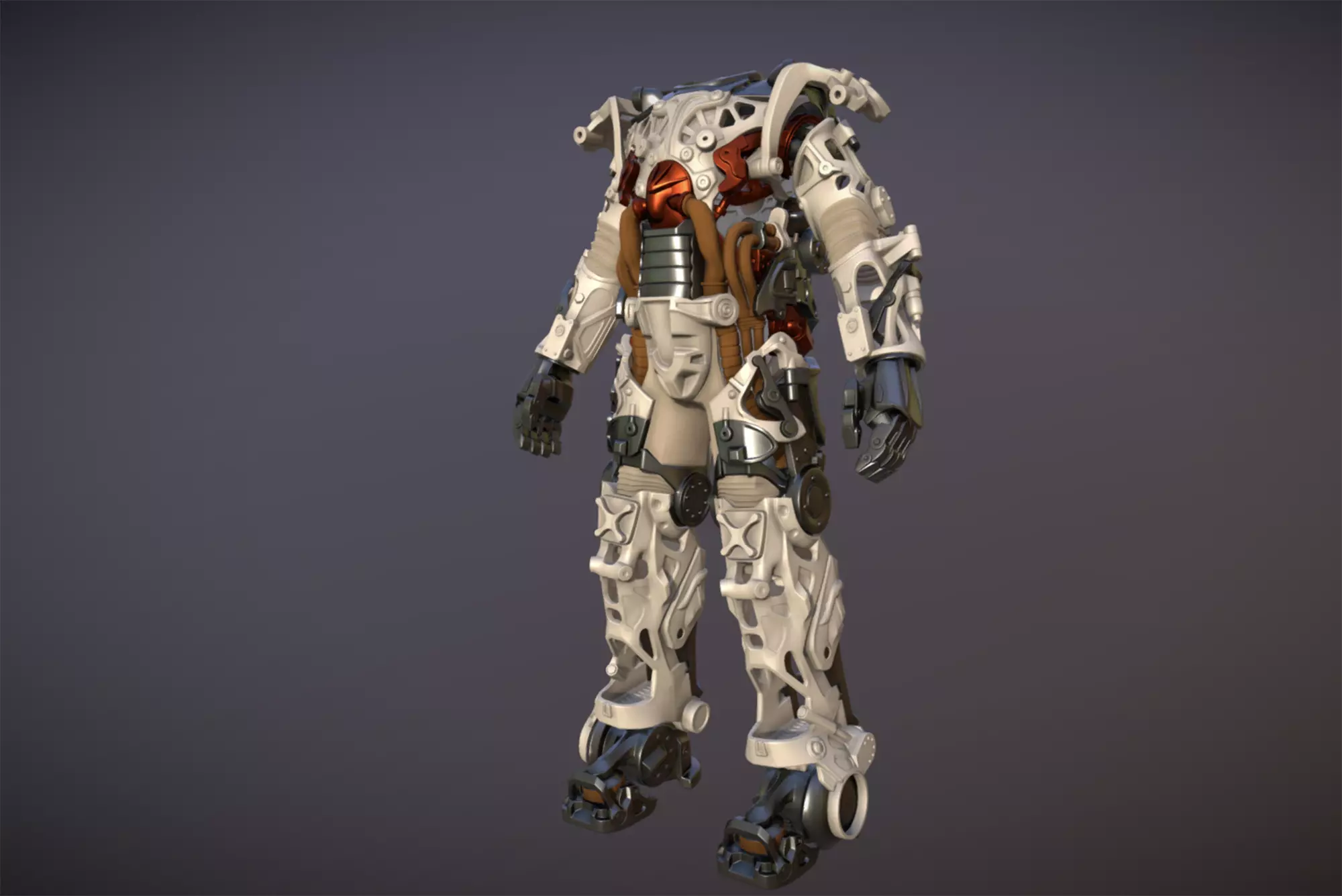 Fallout Power Armor Frame 3D print model_0