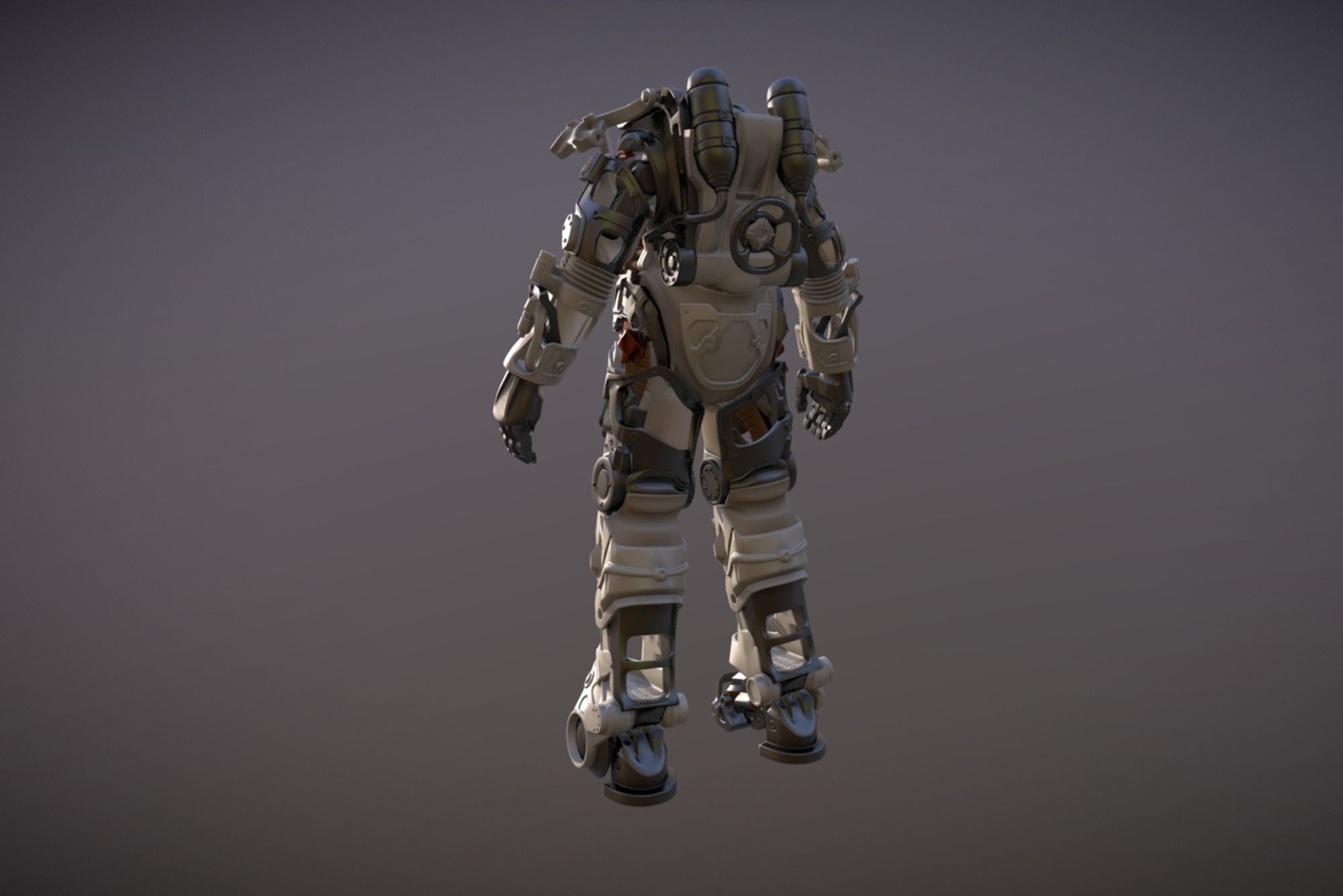 Fallout Power Armor Frame 3D print model_3