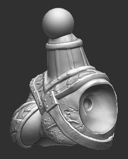 Amazon Warrior Top for Mythic Legions 3D print model_1