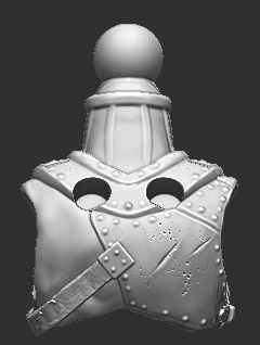 Amazon Warrior Top for Mythic Legions 3D print model_3