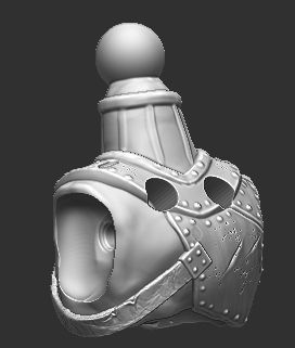 Amazon Warrior Top for Mythic Legions 3D print model_2