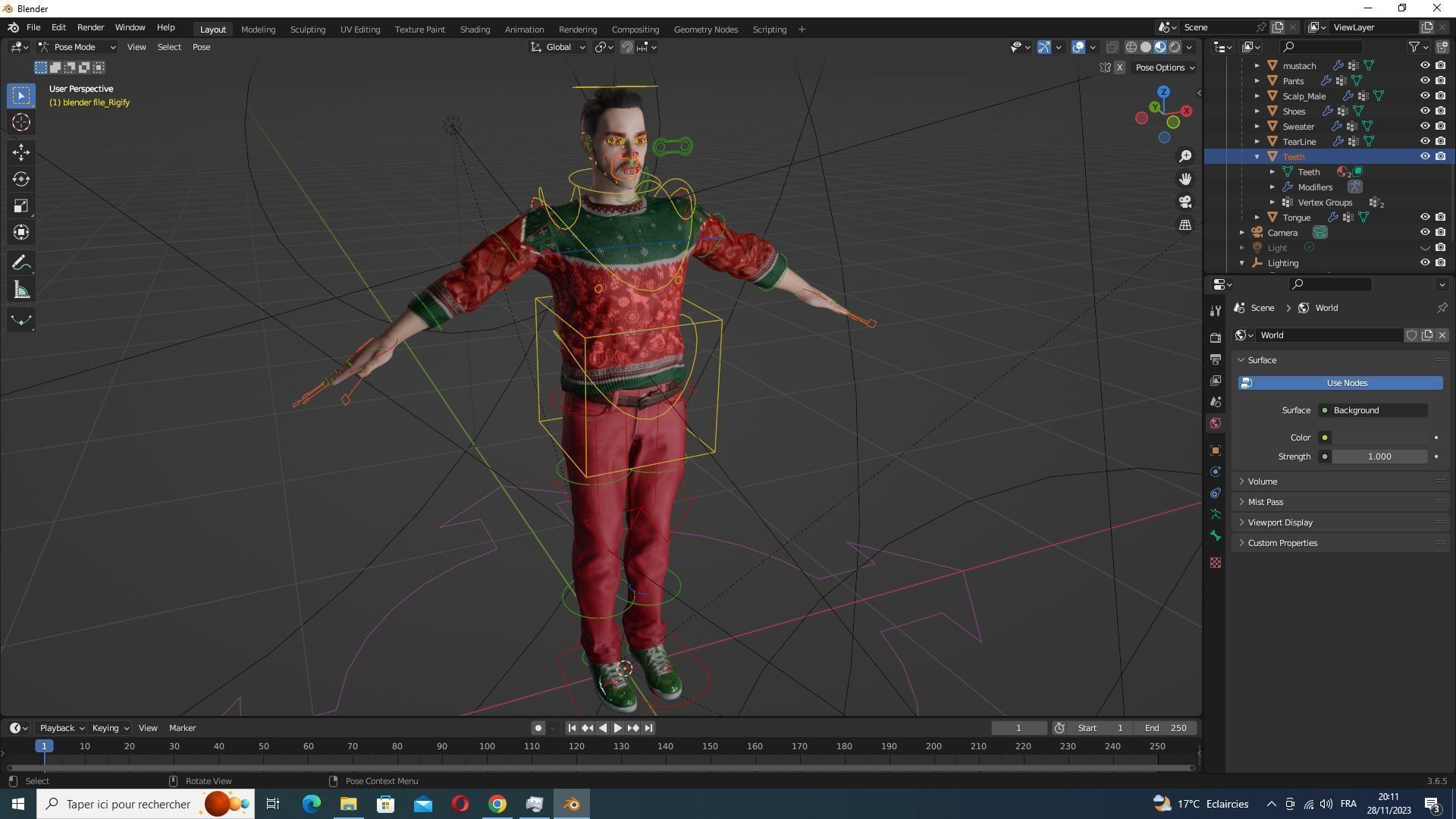 Yuletide Joy - Kiven In Grampon And Evergreen Reverie Attire Low-poly 3D model_21