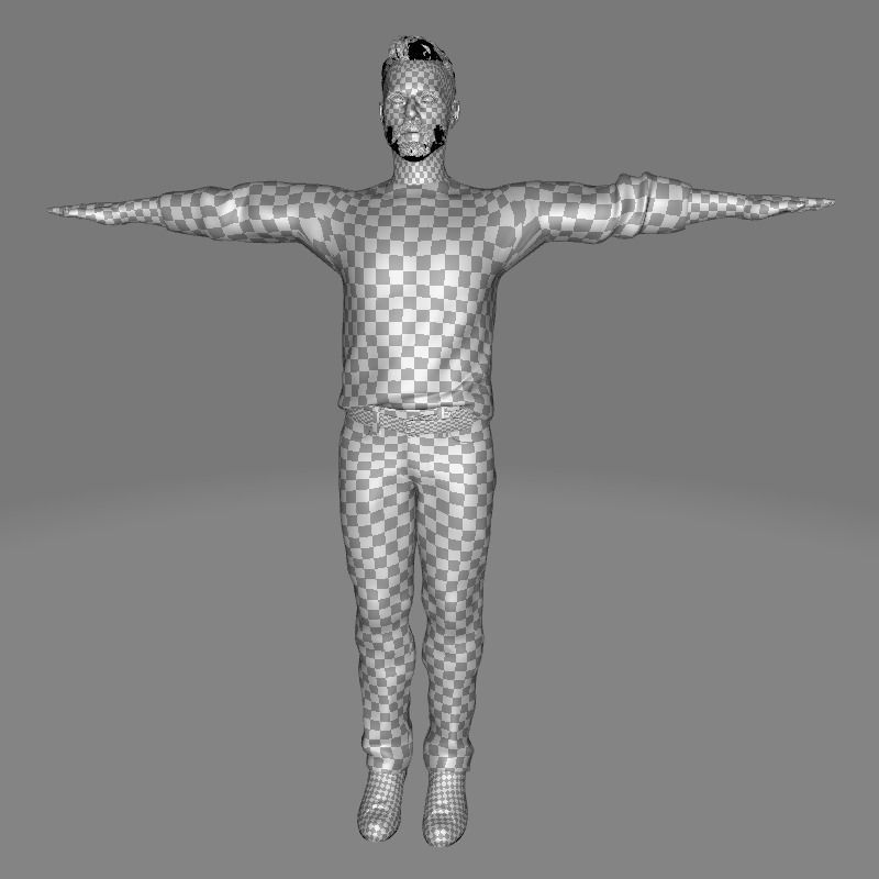 Yuletide Joy - Kiven In Grampon And Evergreen Reverie Attire Low-poly 3D model_60