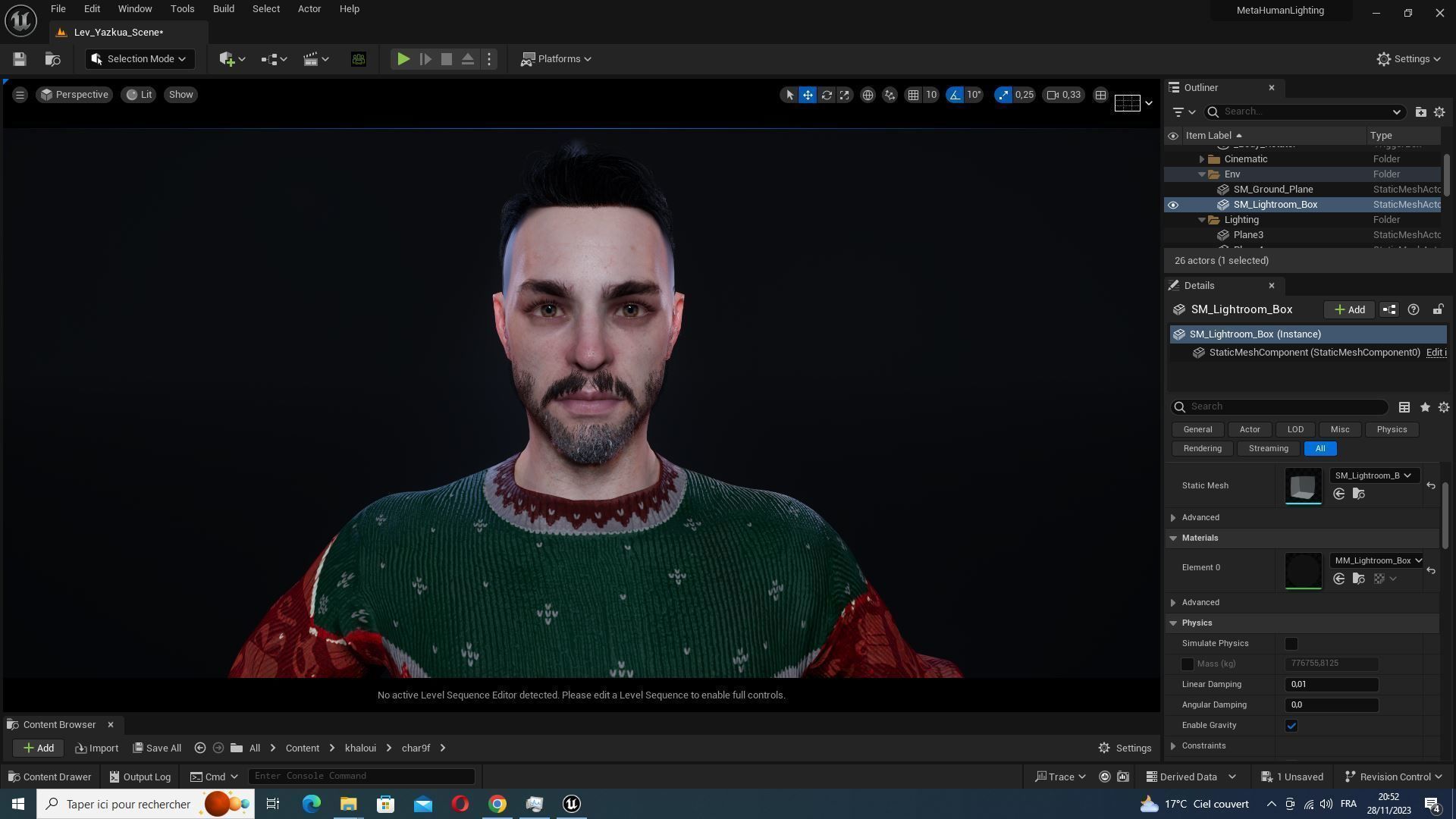 Yuletide Joy - Kiven In Grampon And Evergreen Reverie Attire Low-poly 3D model_37