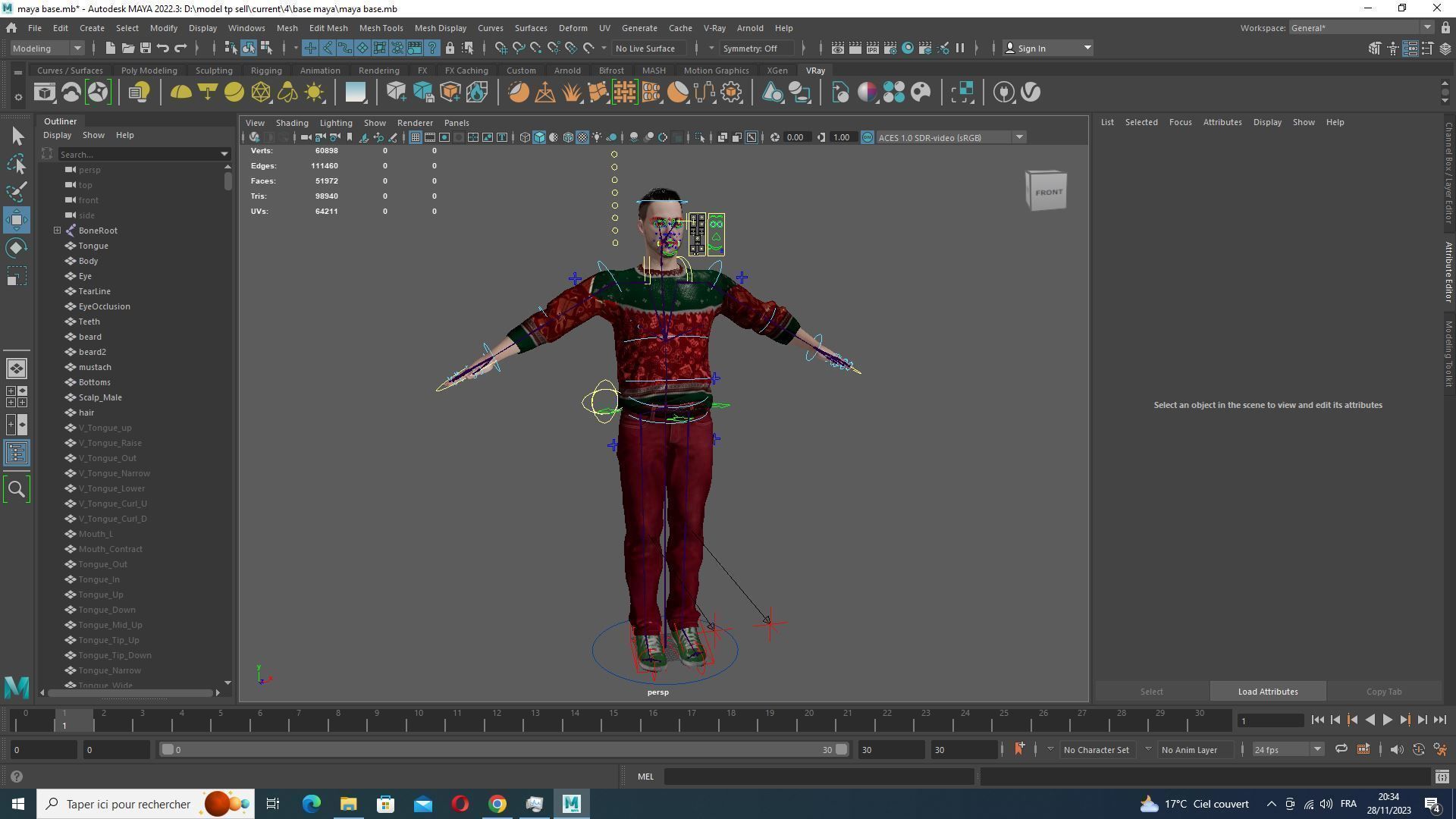 Yuletide Joy - Kiven In Grampon And Evergreen Reverie Attire Low-poly 3D model_28