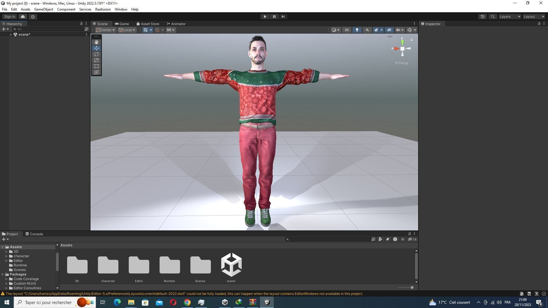 Yuletide Joy - Kiven In Grampon And Evergreen Reverie Attire Low-poly 3D model_55